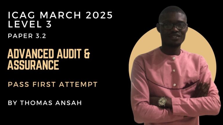 Advanced Audit & Assurance March 2025 Masterclass