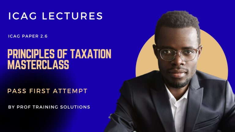 Principles of Taxation Masterclass