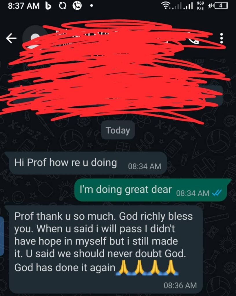 Profs CITG student testimonial