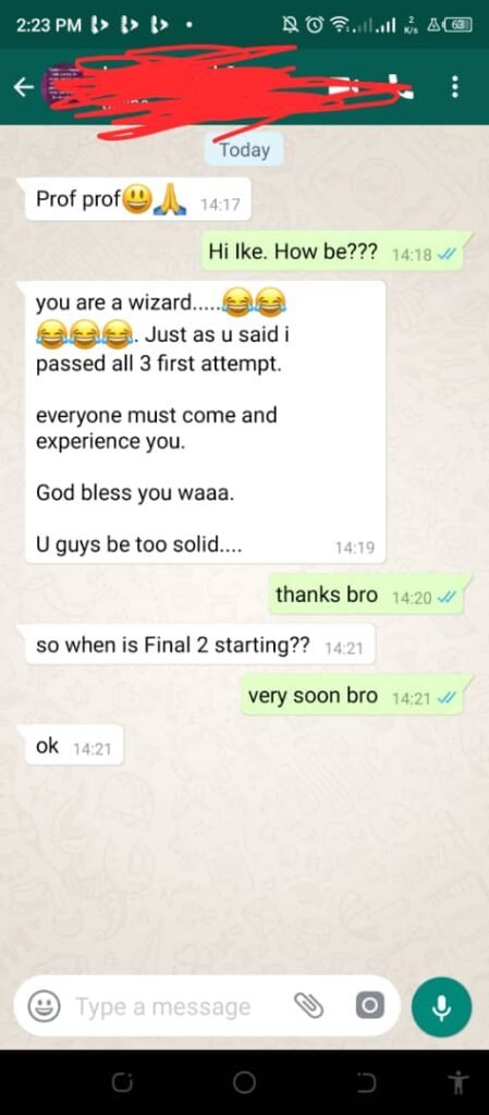 Profs Student Testimonial